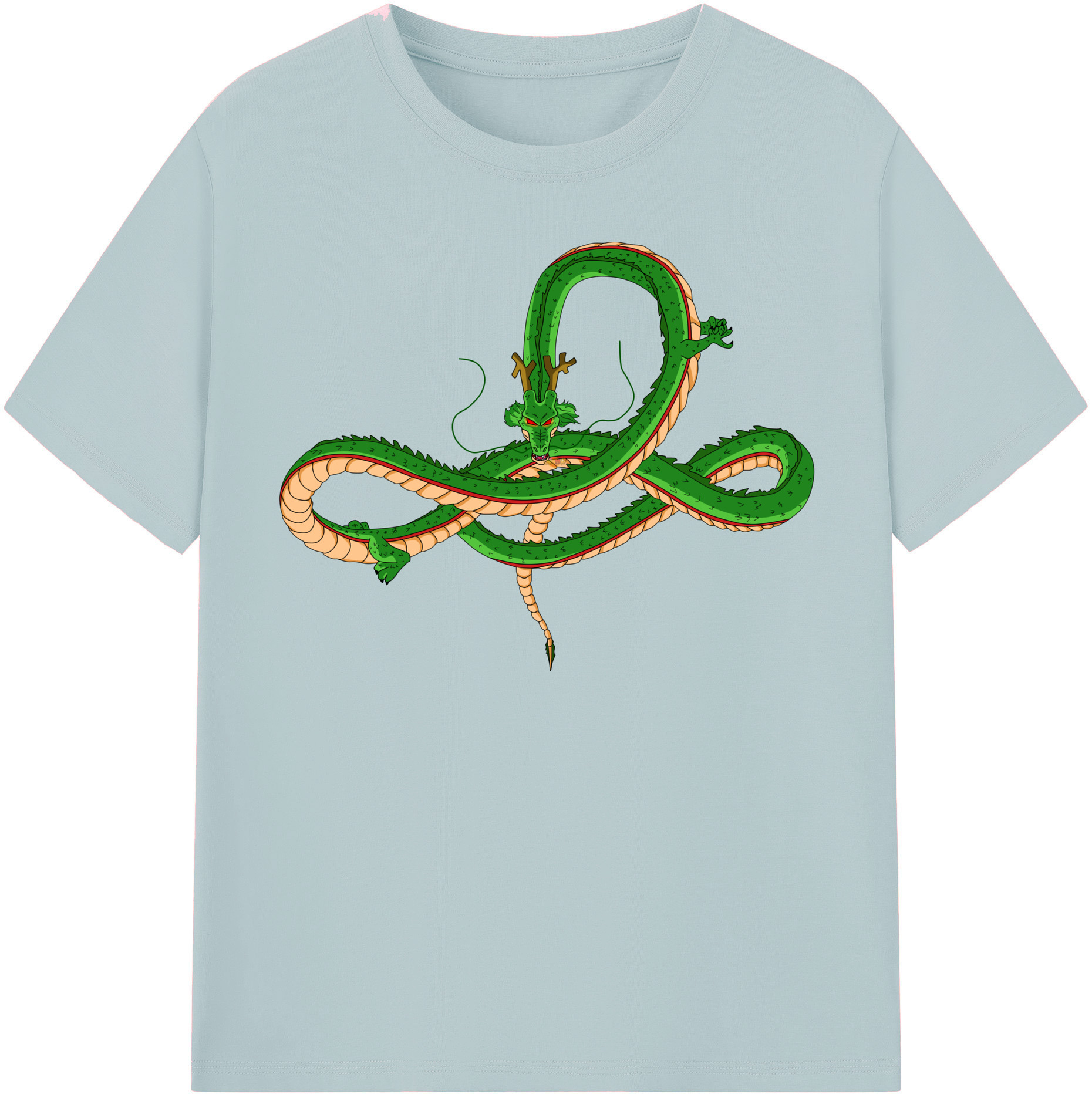 （画像用） ドラゴンボール 神龍 シェンロン DRAGON BALL Shenron 綿100％半袖Tシャツ（フロントプリント）